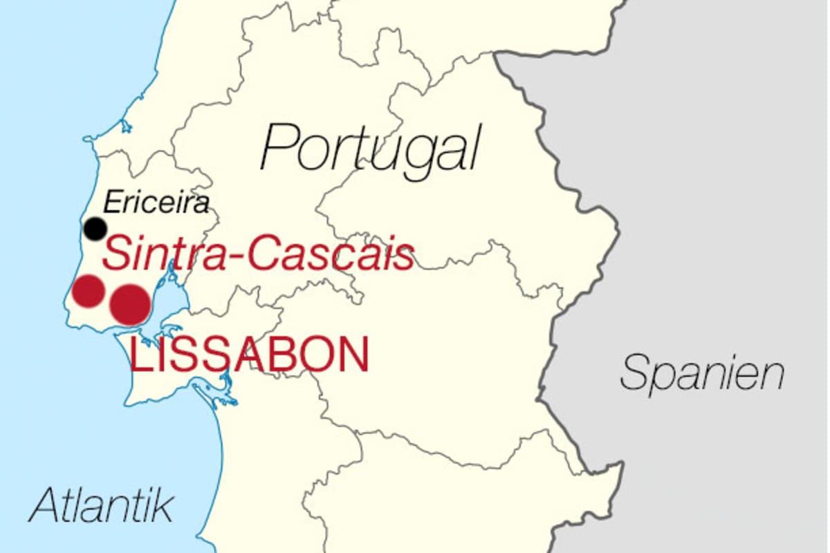 Karte Portugal