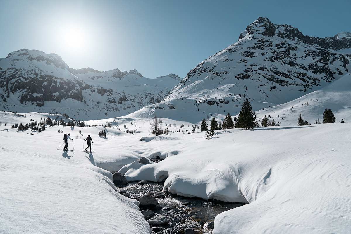 Skitourengeher im Zillertal rund um die Berlinerspitze