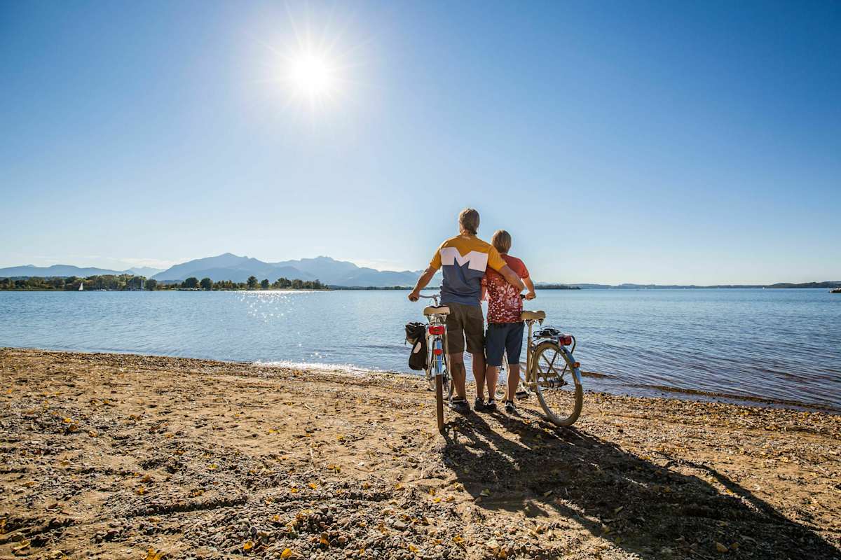 Radler am Chiemsee