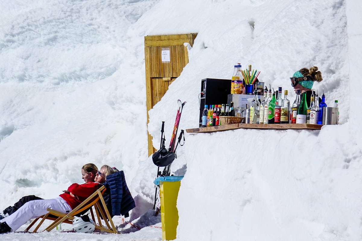 Schneebar Zugspitze