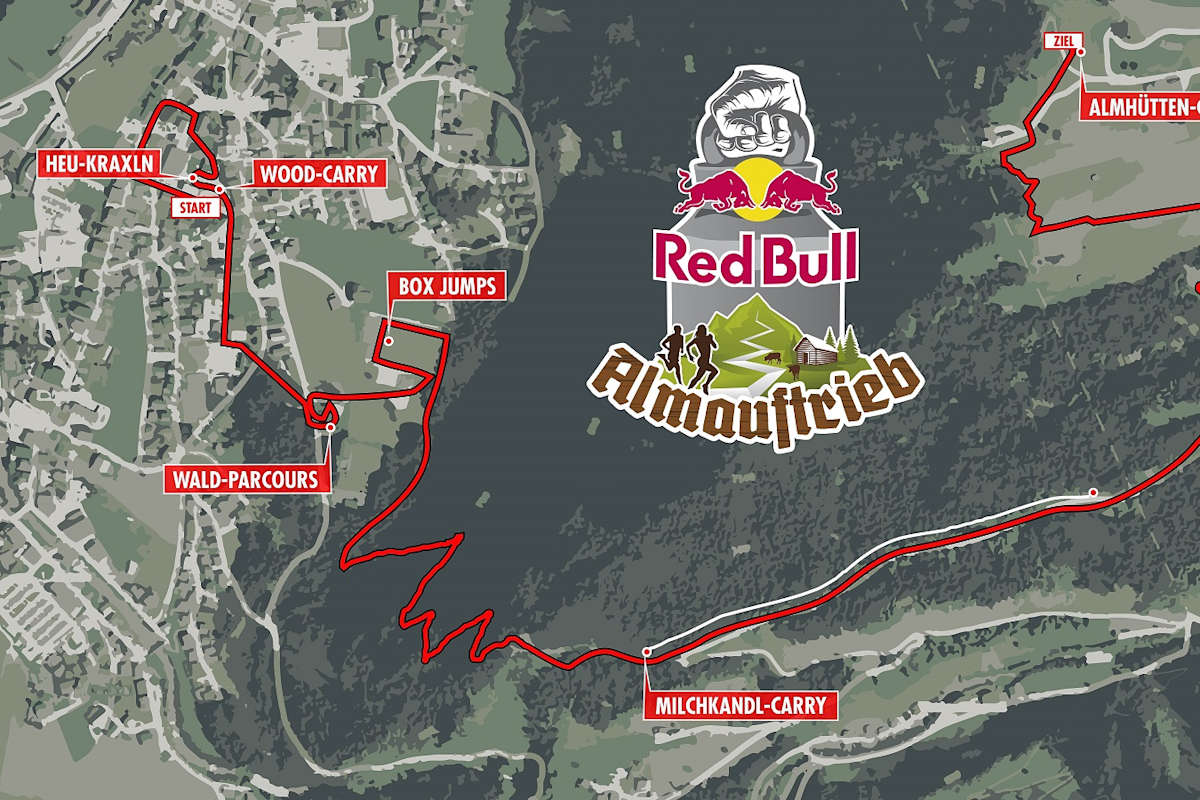 Strecke Red Bull Almauftrieb