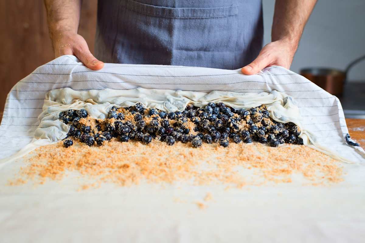 Heidelbeerstrudel