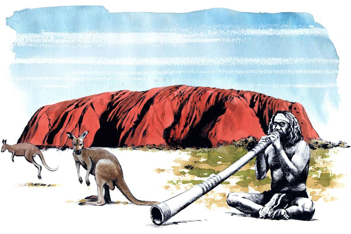 Uluru in Australien