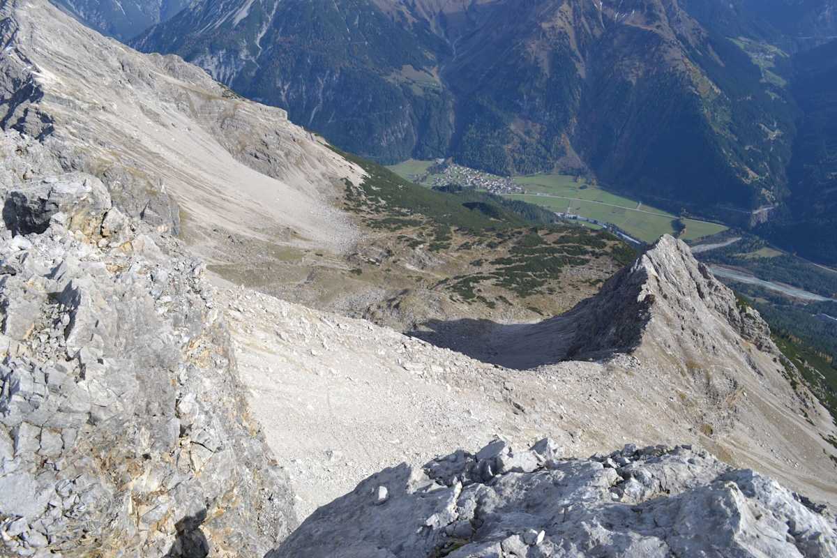 Blick auf die Route