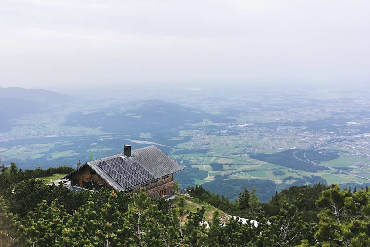 Aussicht vom Zeppezauerhaus