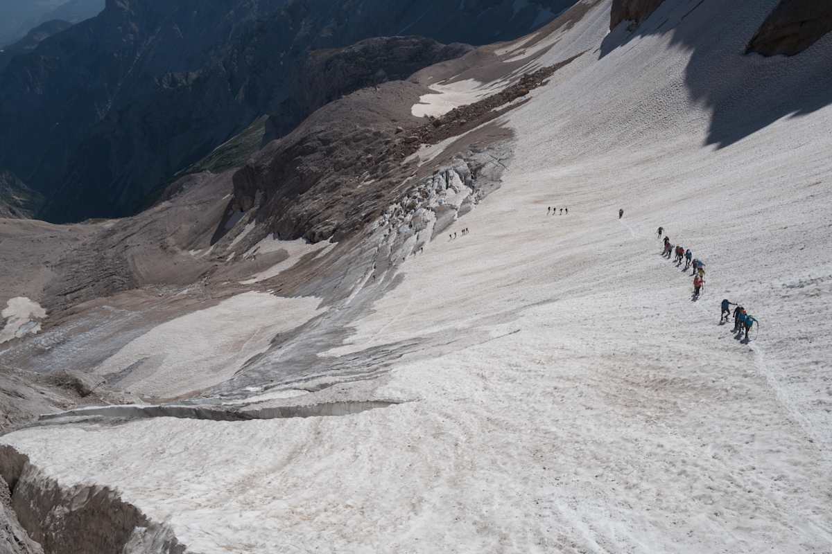 Zugspitze, Besteigung, Höllentalferner