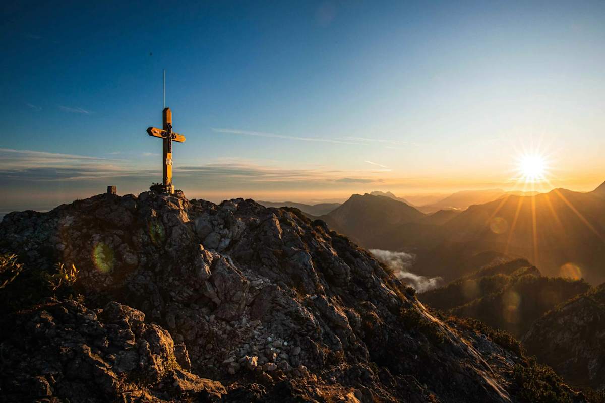 Abendstimmung auf der Hörndlwand
