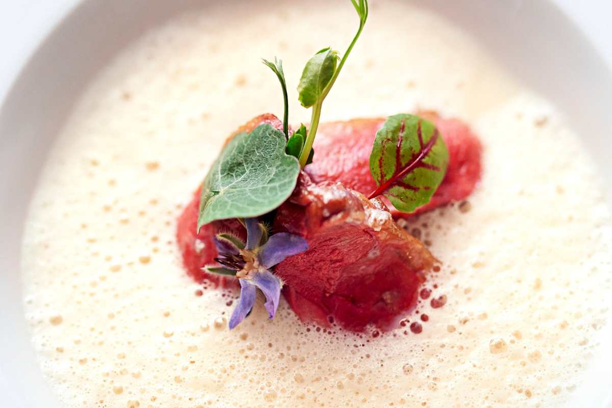 Eine cremige Suppe.