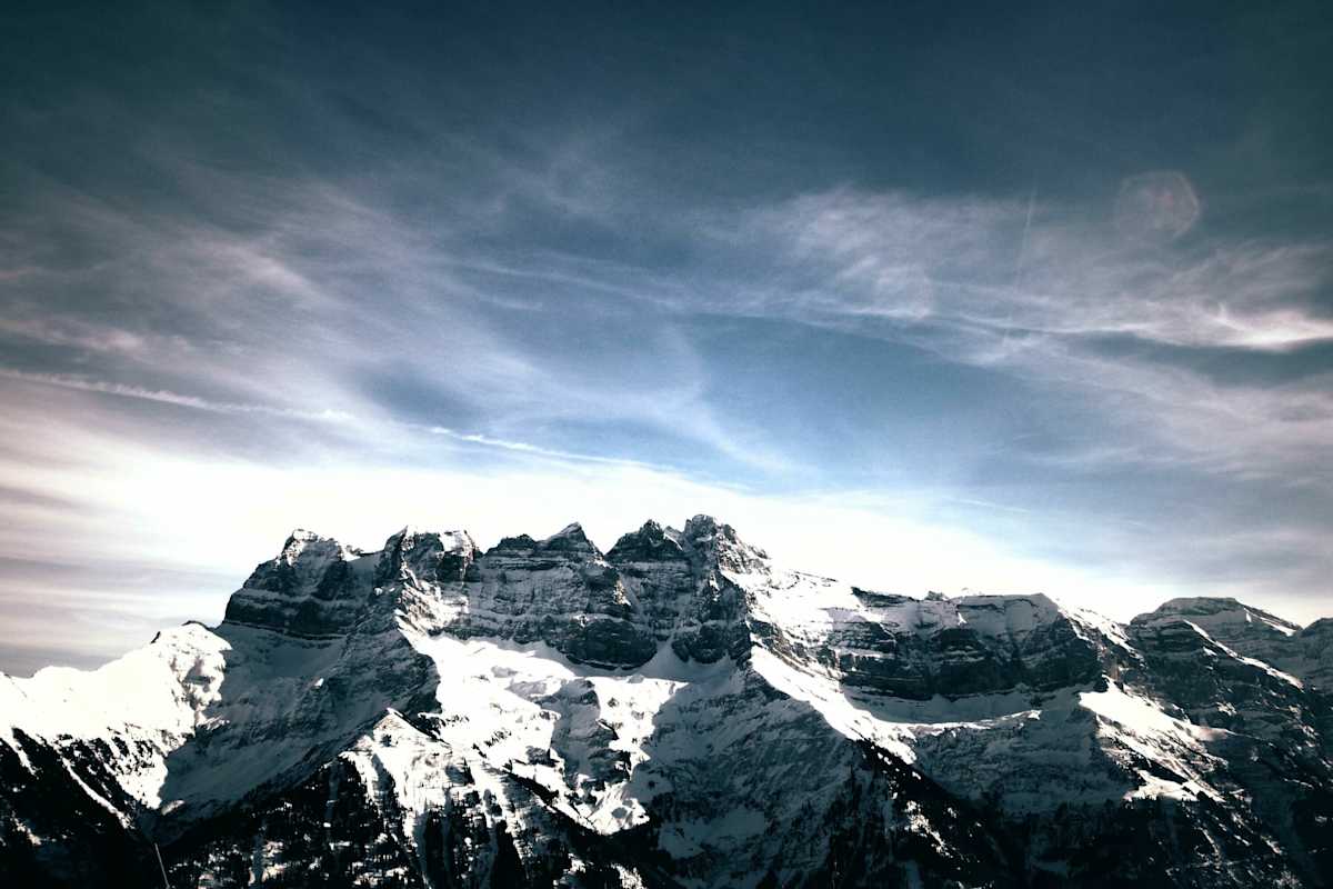 Alpen: Bergpanorama