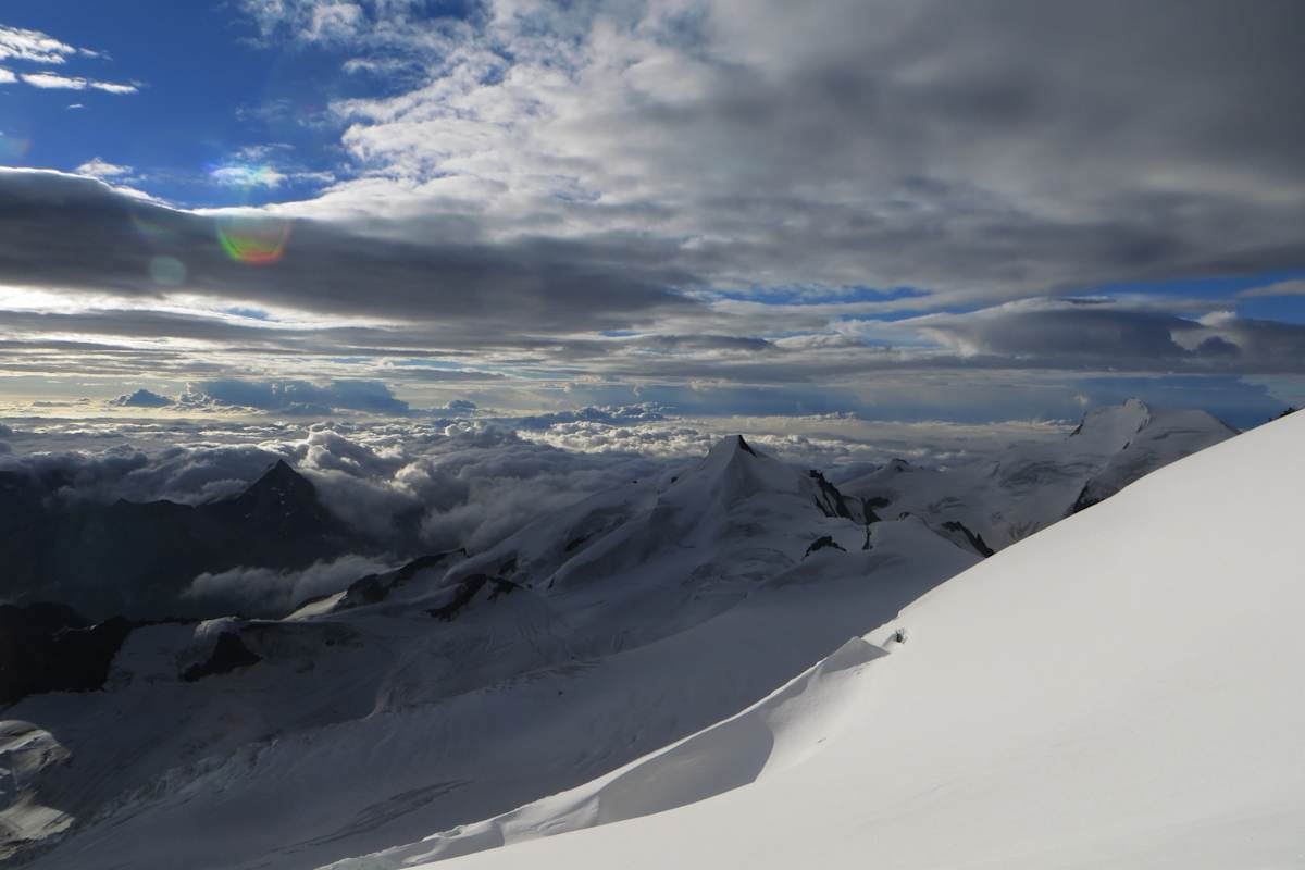 Walliser Alpen: Unterwegs am Alphubel in der Allalingruppe