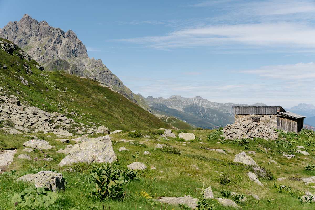 Weitwanderung Montafon Madrisa Grenzhütte