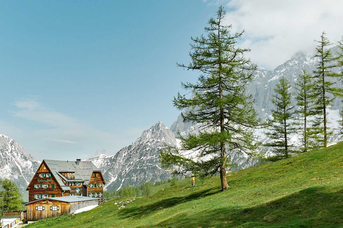 Dachstein Austriahütte Bergwelten Zimmer