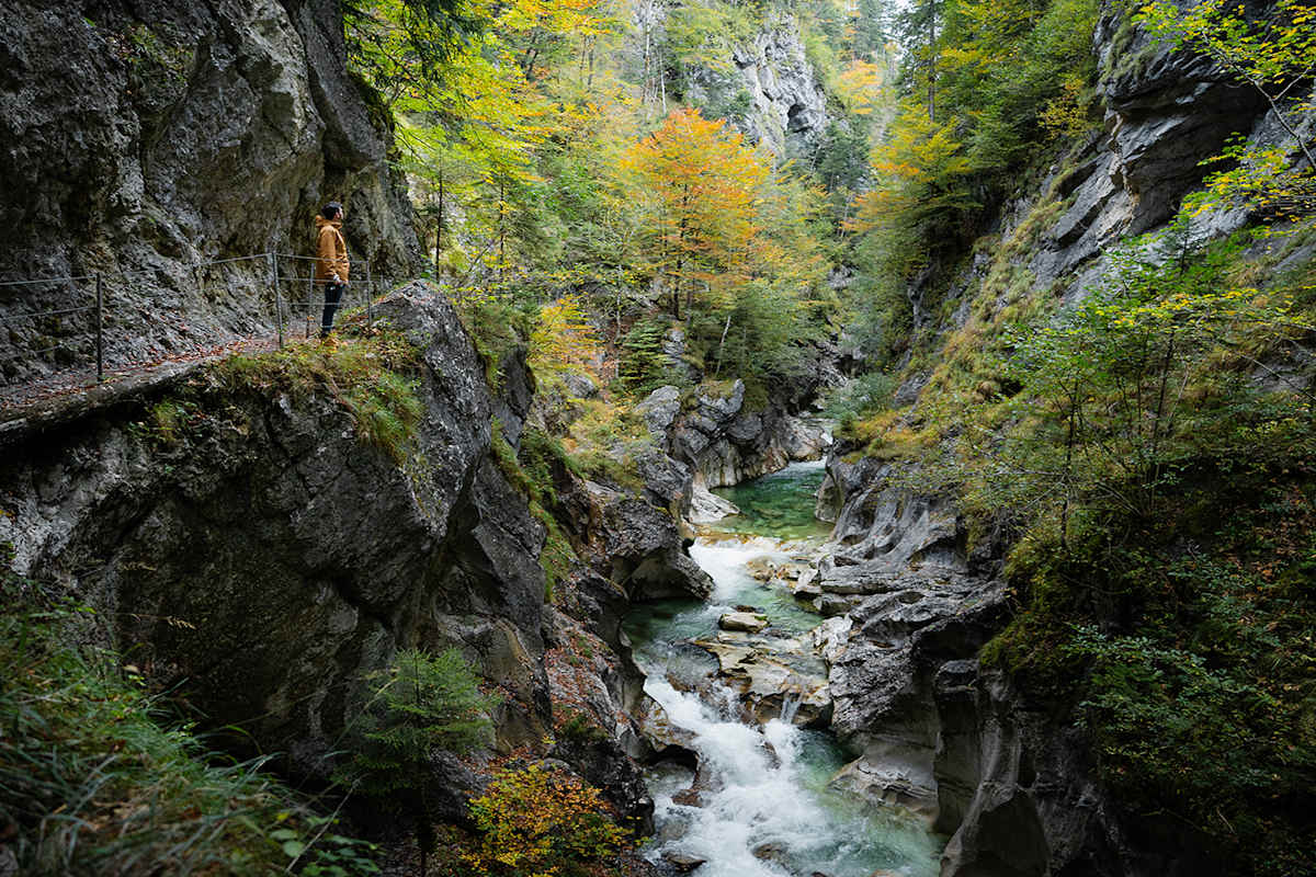 Naturkino pur in der Kaiserklamm.