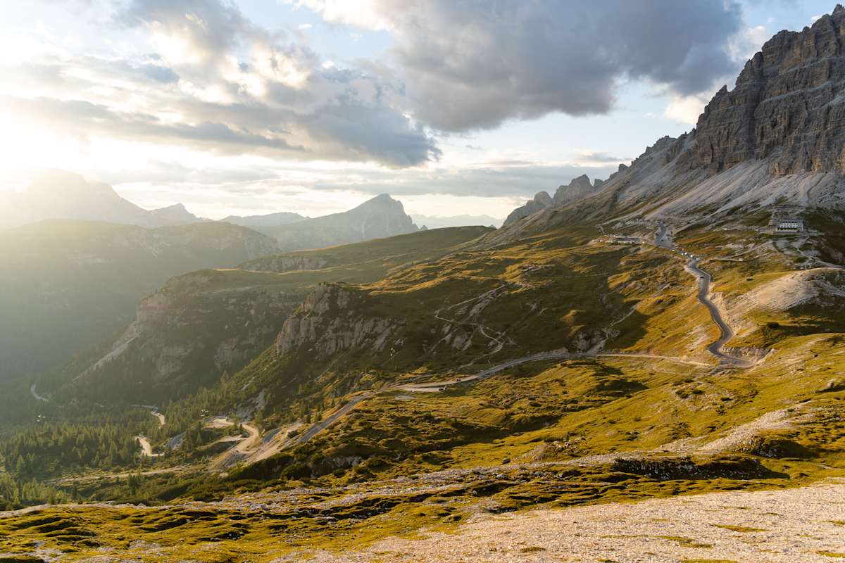 Mautstraße zur Auronzohütte