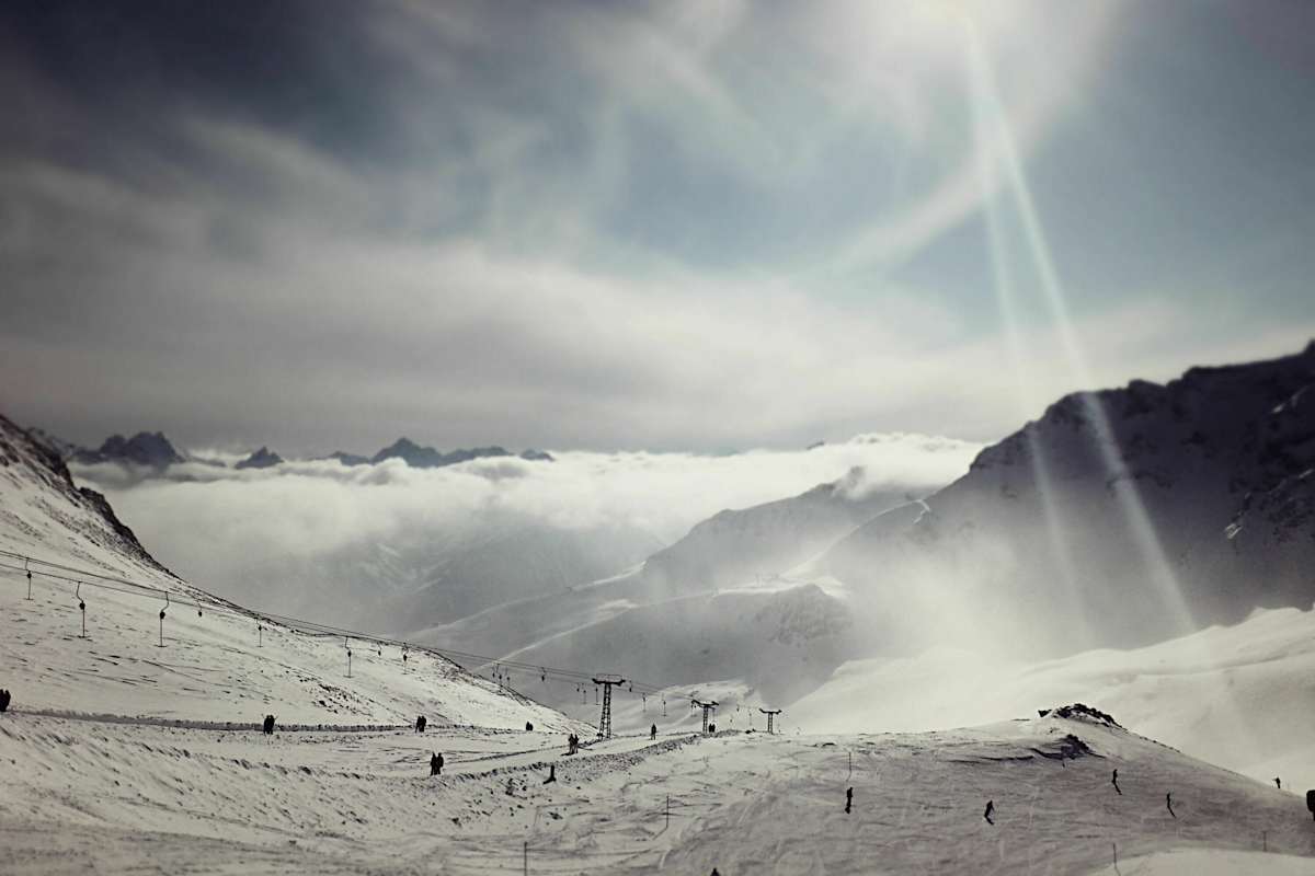 Wintersport: Skigebiet
