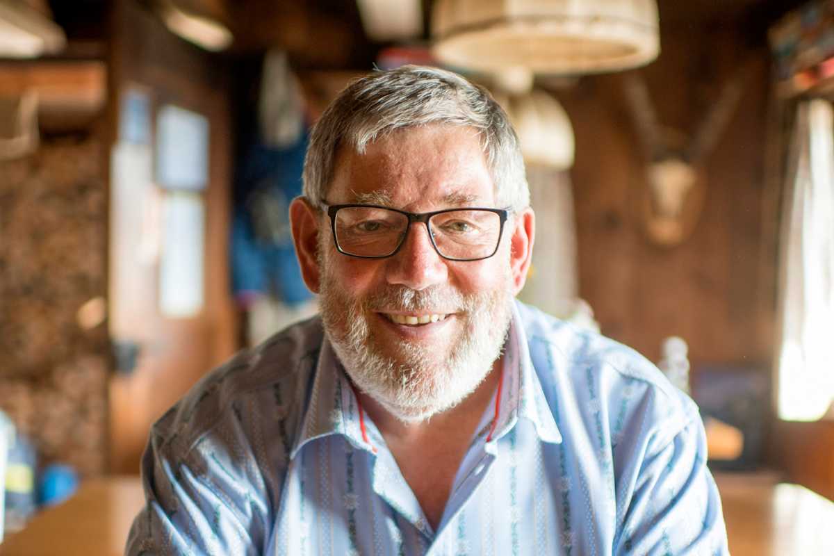 Nic Saxer der Hüttenwirt.
