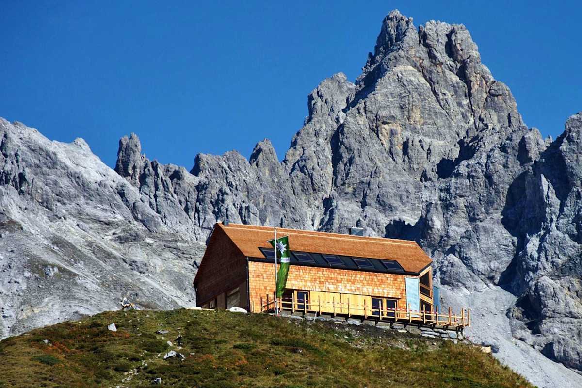 Die Franz-Fischer-Hütte in den Radstädter Tauern in Salzburg