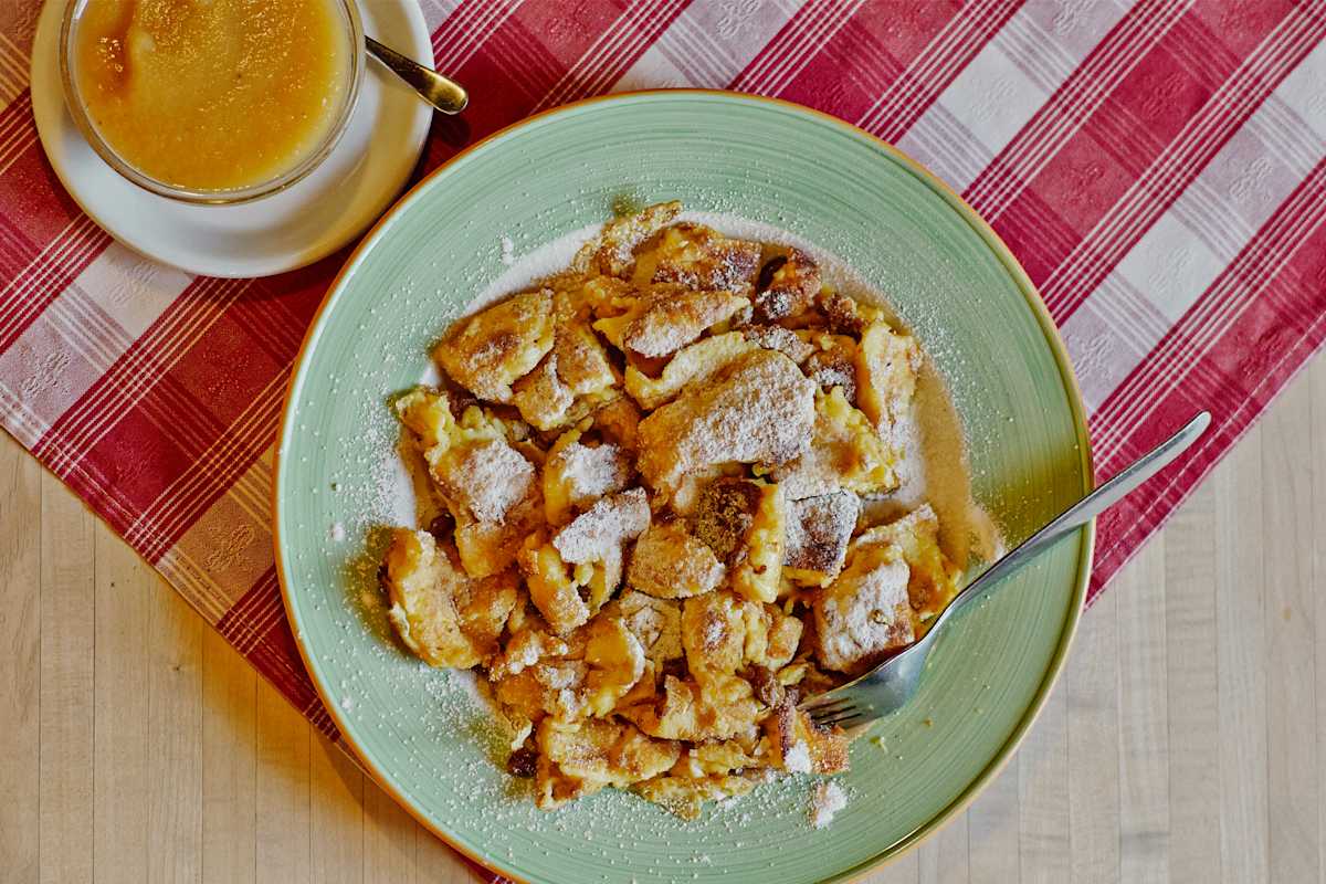 Dampfender Kaiserschmarn.