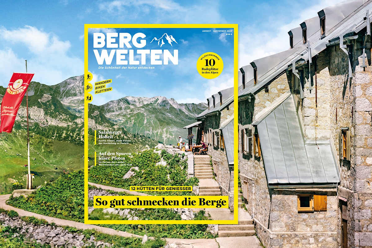 Das aktuell Bergwelten Magazin (August/September 2020)