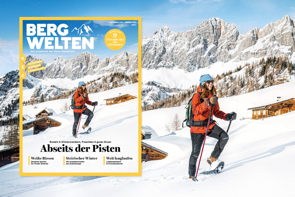 Das aktuelle Bergwelten Magazin (Dezember 2019/Jänner 2020)