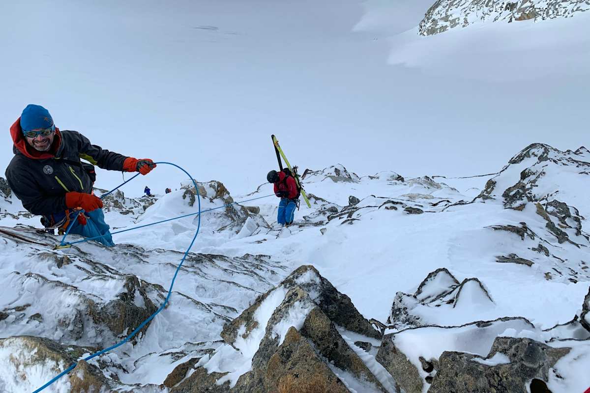 Unterwegs mit Gästen auf der längsten Skidurchquerung der Alpen: der Hoch Tirol