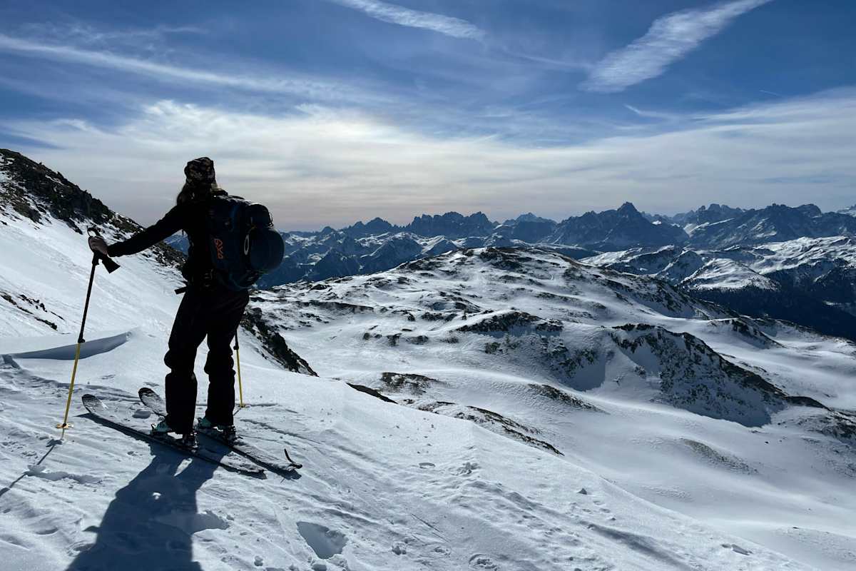Blick vom Hohen Haus bis in die Dolomiten