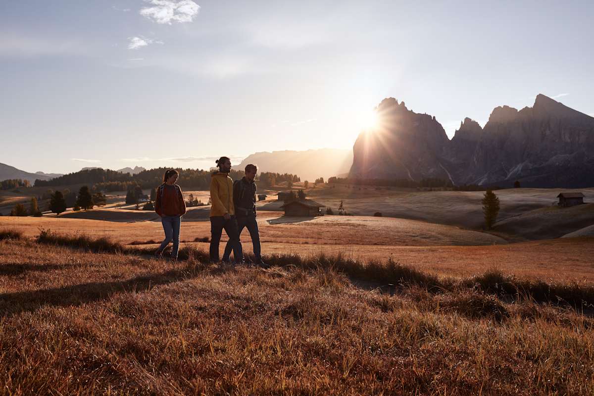 Die goldene Jahreszeit ist in der Dolomitenregion Seiser Alm besonders schön