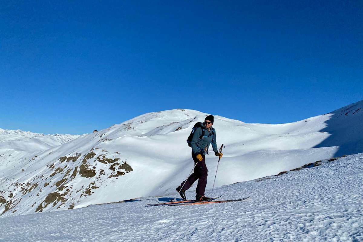 Der Fotograf Harald Wisthaler auf Skitour