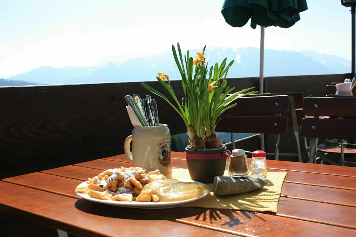 Kaiserschmarrn: Spitzsteinhaus in den Chiemgauer Alpen in Tirol