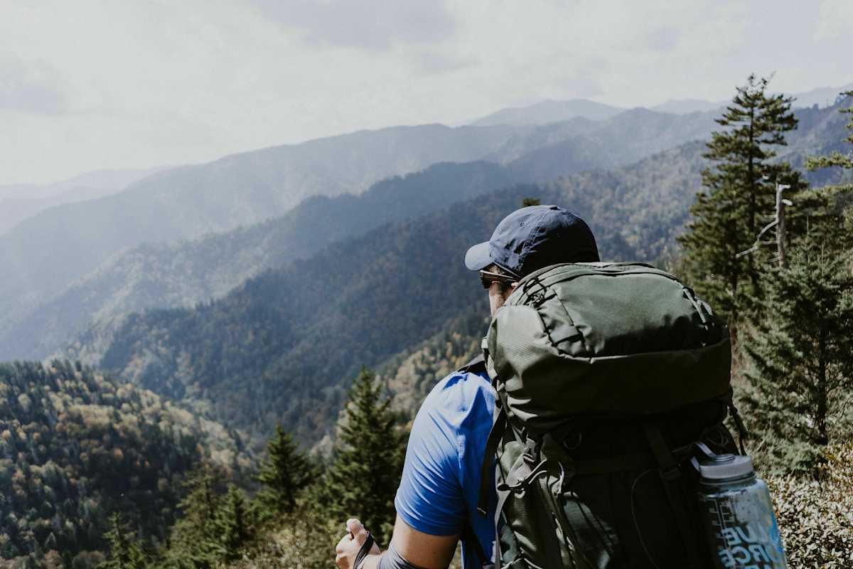 Blick über die Great Smoky Mountains, die Teil der Appalachen sind.