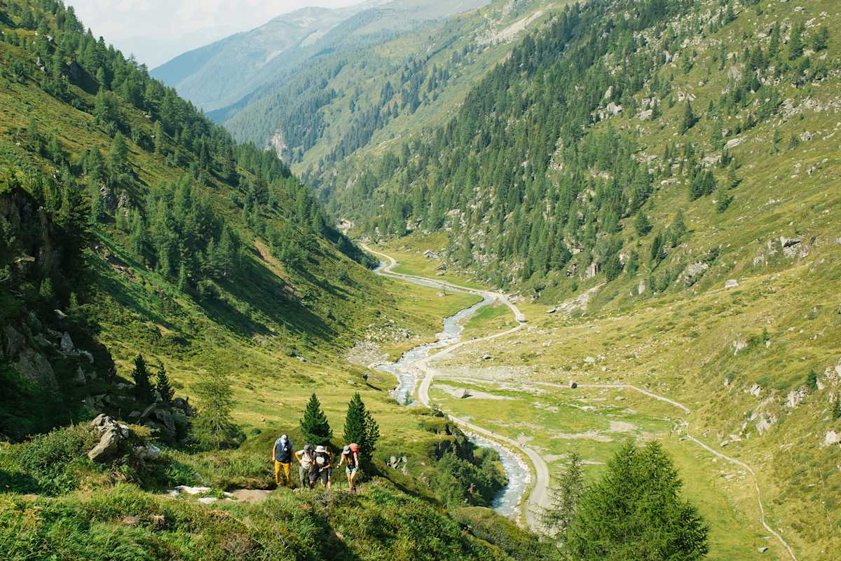 Aufstieg von Kasern zur Birnlückenhütte