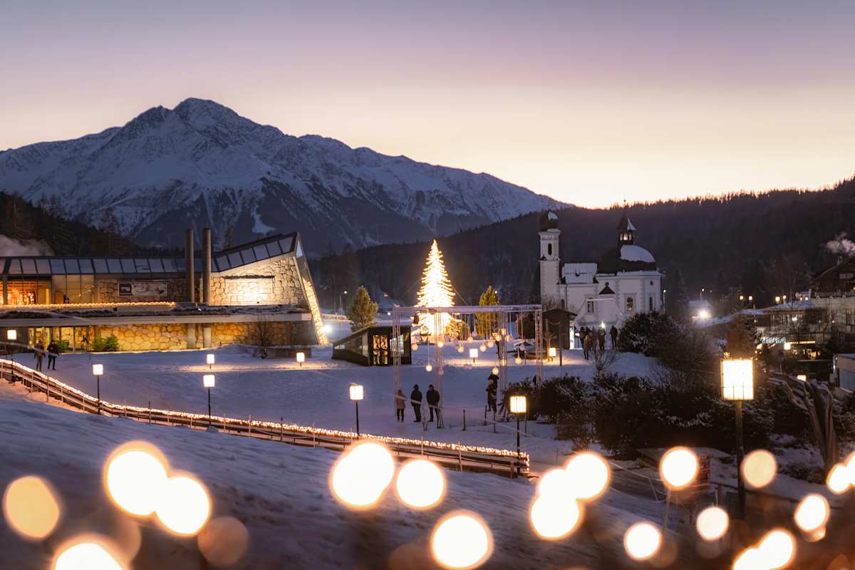 Der 100.000 Lichter-Weg in Seefeld bezaubert nicht nur zur Weihnachtszeit.