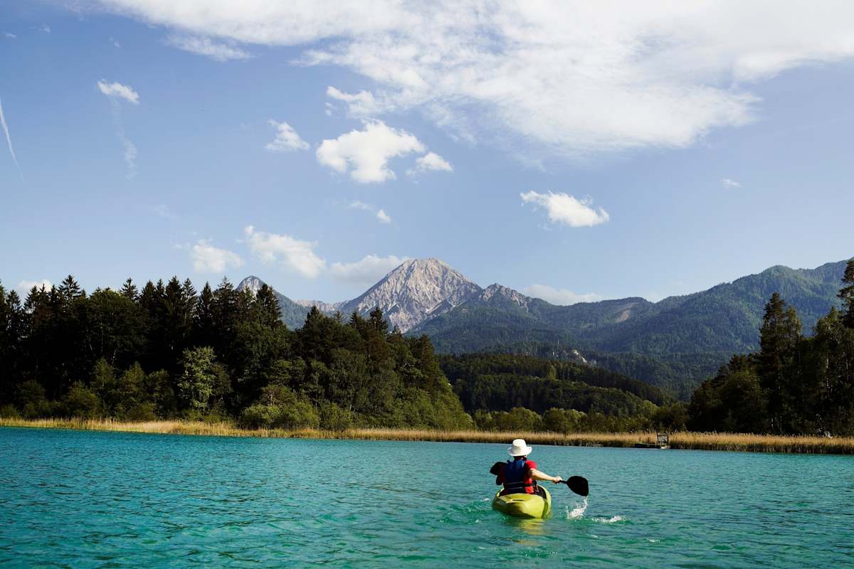 Paddeln am See