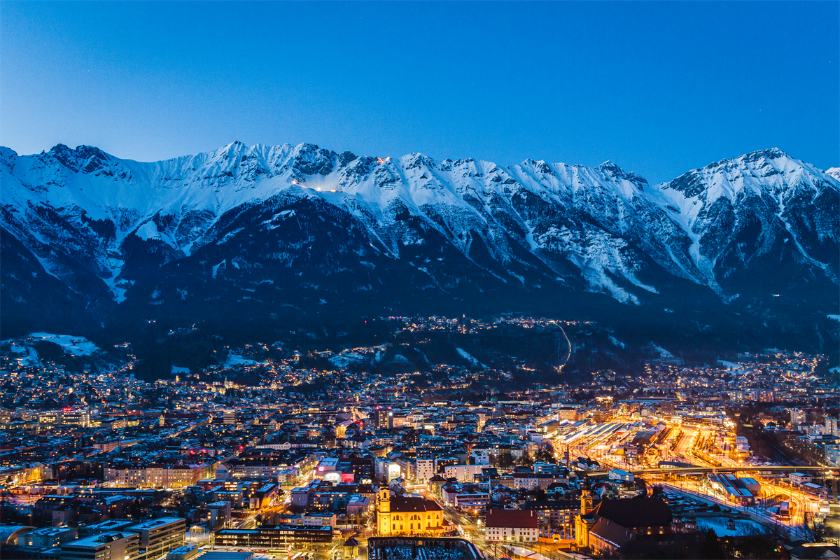 Nordkette bei Nacht