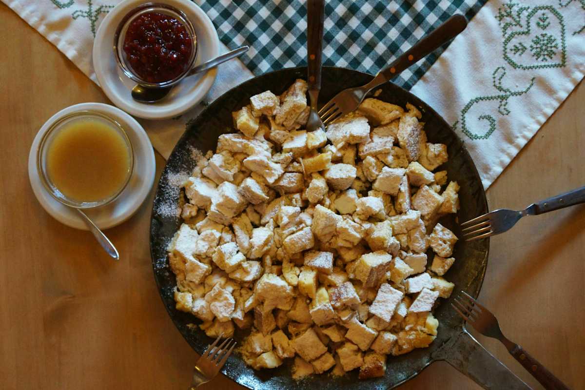 Kaiserschmarrn auf dem Karwendelhaus