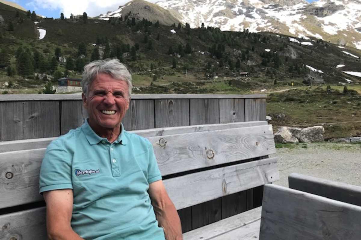 Peter Habeler auf der Lizumer Hütte