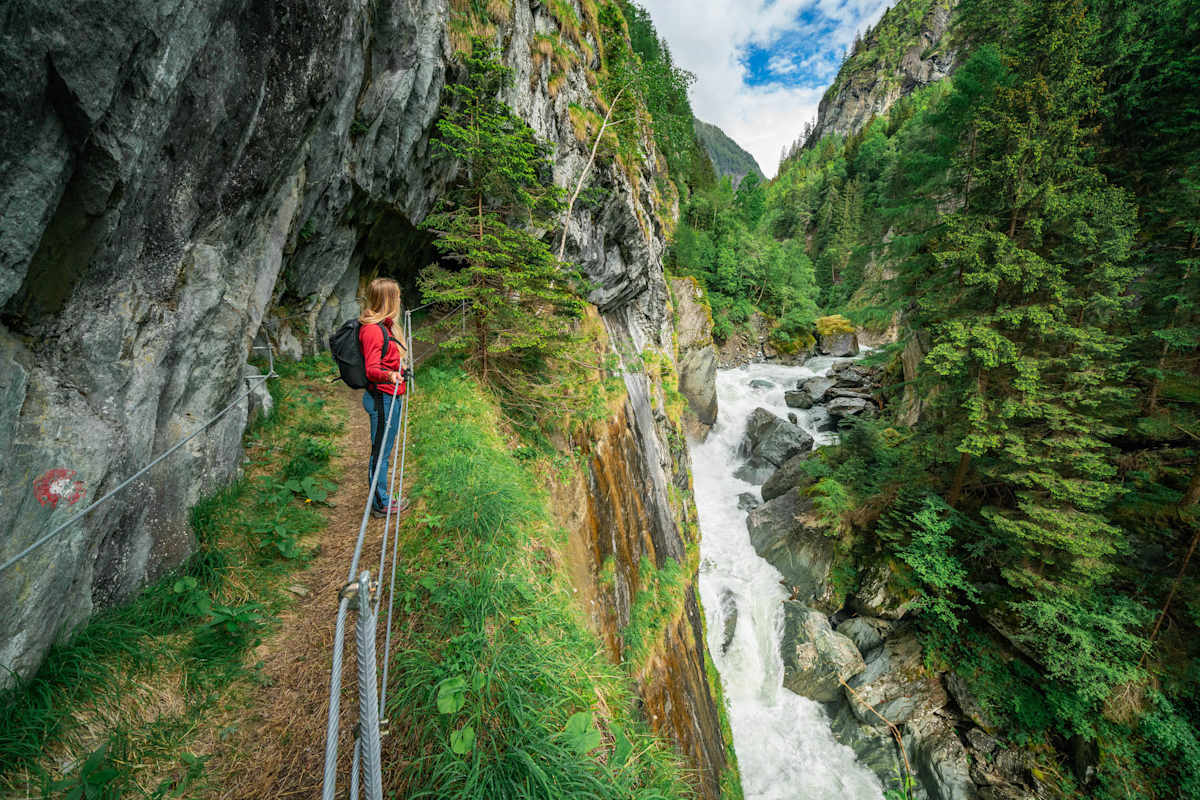Das Naturjuwel Proßeggklamm in Matrei ist nach 20 Jahren wieder begehbar.