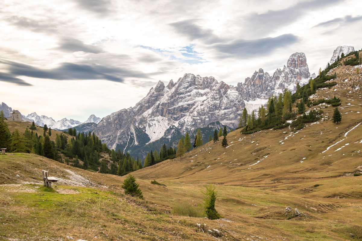 Landschaftsbild der Pragser Dolomiten