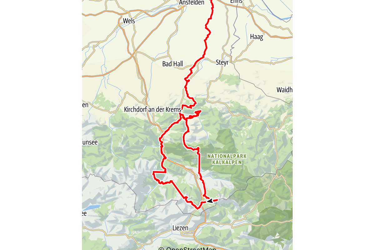 Rundflug + auf der Karte