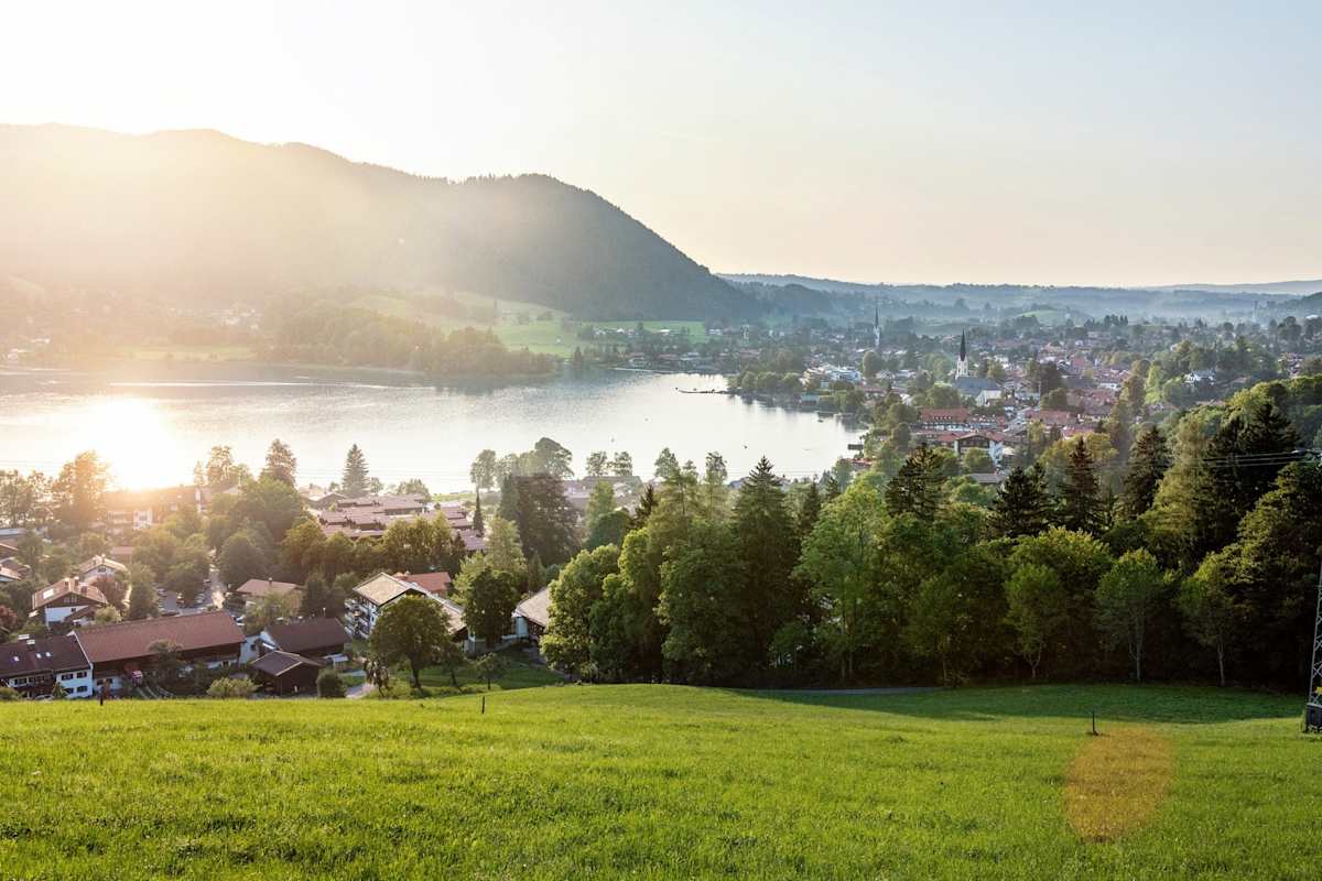 Der idyllische Ort Schliersee.