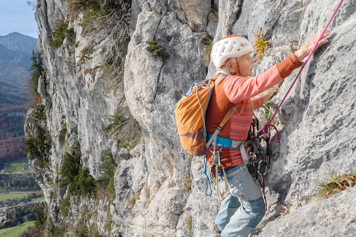Maria Kittl Klettern Ewige Wand Bad Goisern