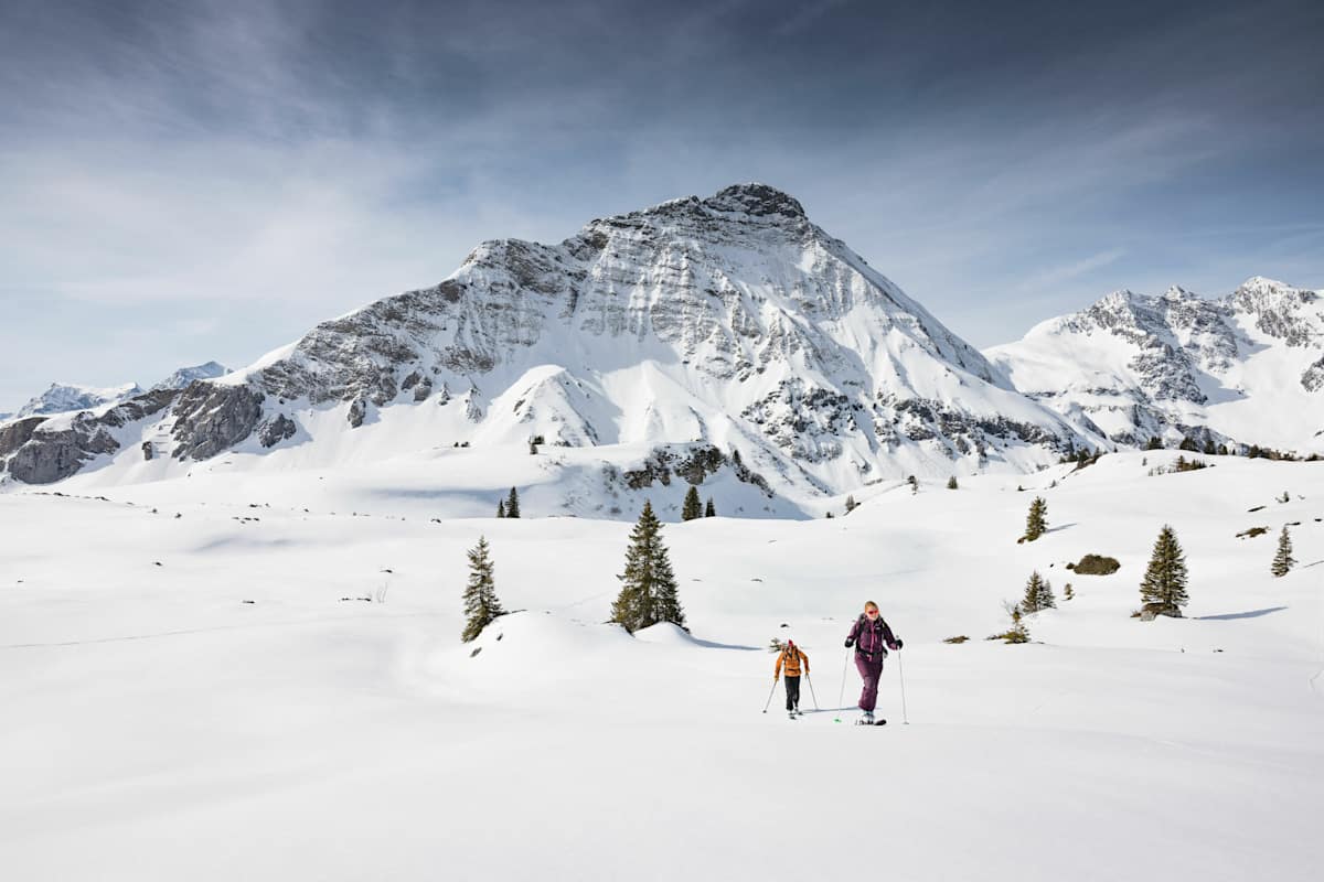 Bei Skitouren sollte man auf Wildtiere Rücksicht nehmen
