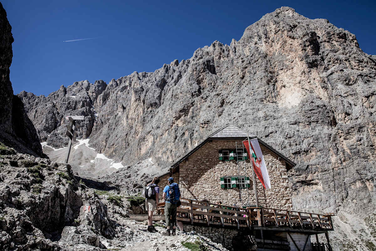 Langkofelhütte im Grödnertal