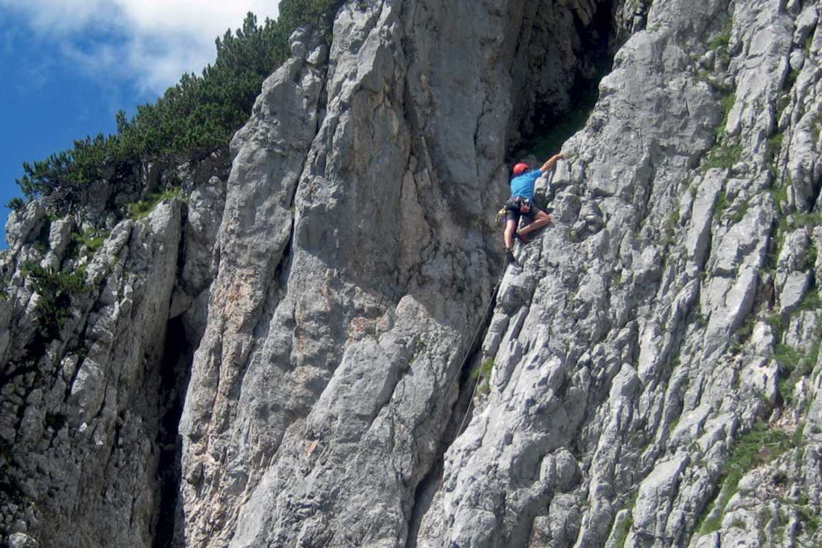 Der Klettergarten Türlspitz in der Region Schladming Dachstein eignet sich bestens für Kletter-Anfänger