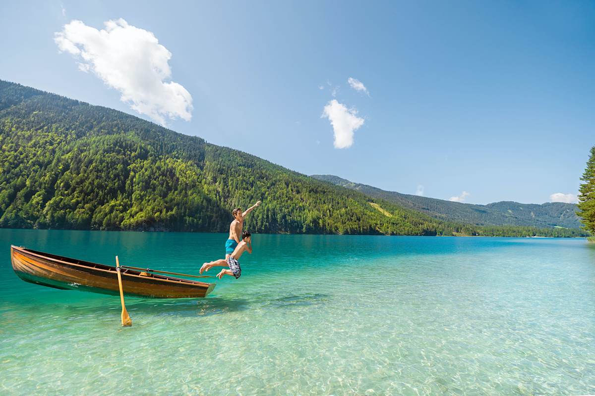 Der Weissensee in Kärnten