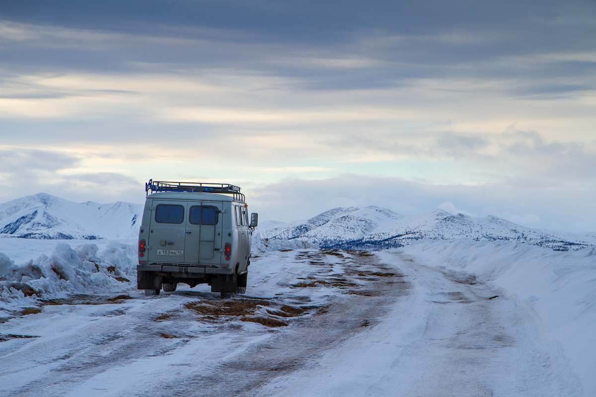 Expedition durch das Tscherskigebirge in Ostsibirien