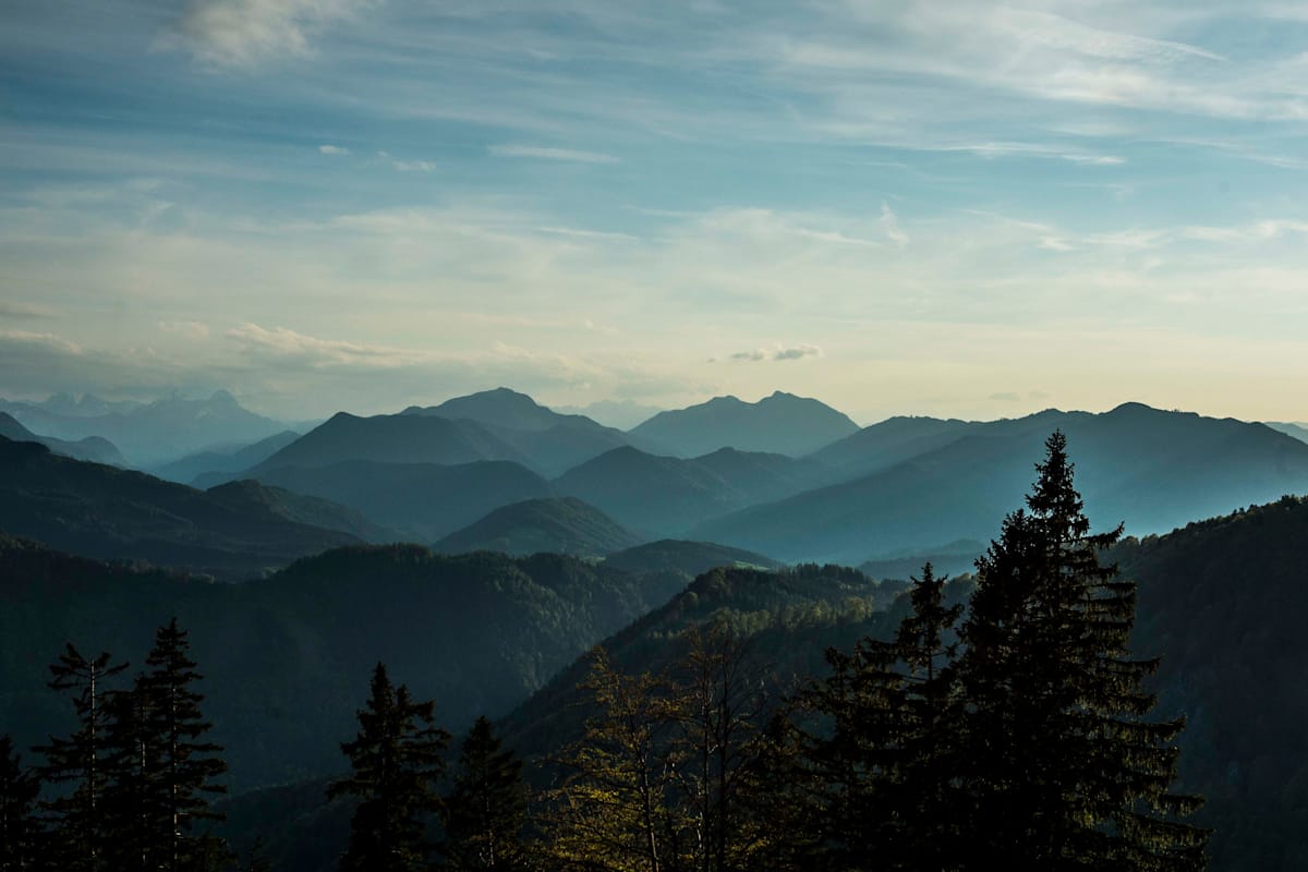 Atemberaubendes Bergpanorama.