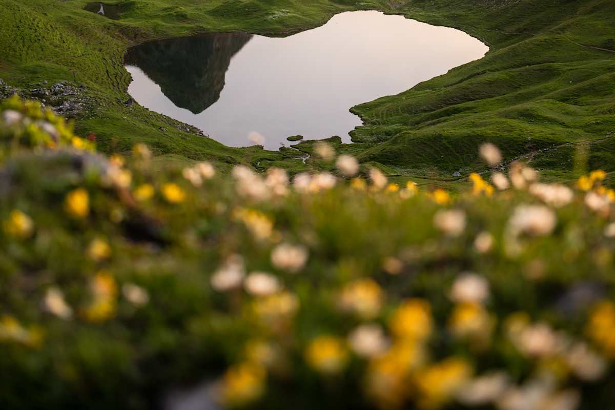rappensee bei sonnenuntergang
