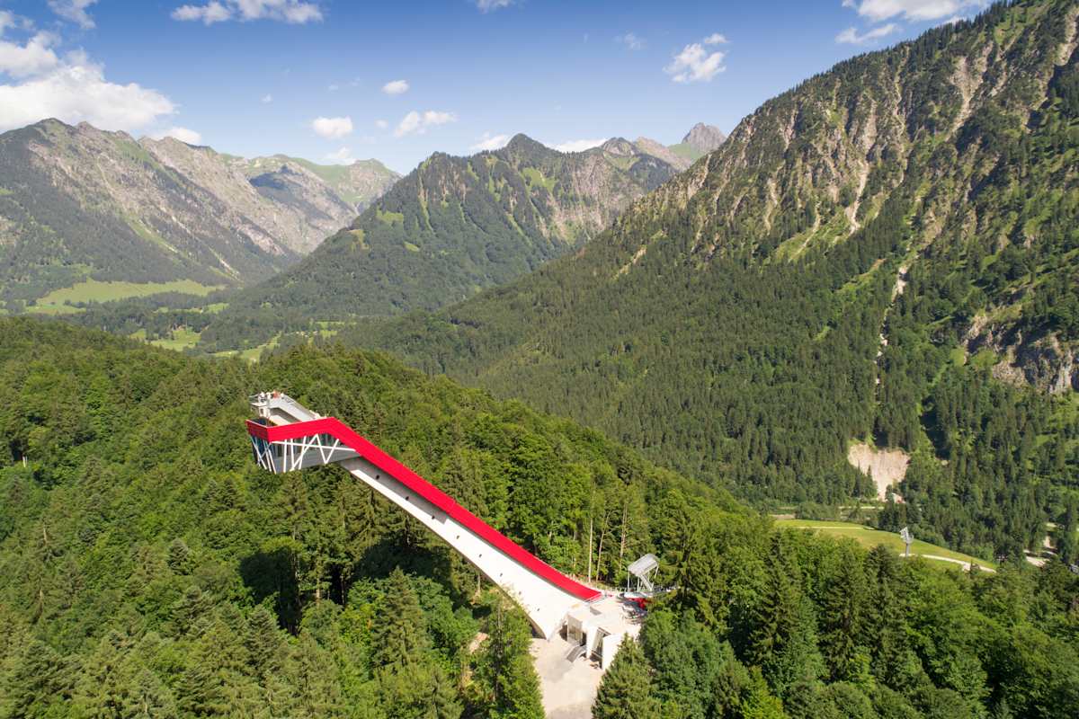 Heini-Klopfer-Skiflugschanze in oberstdorf