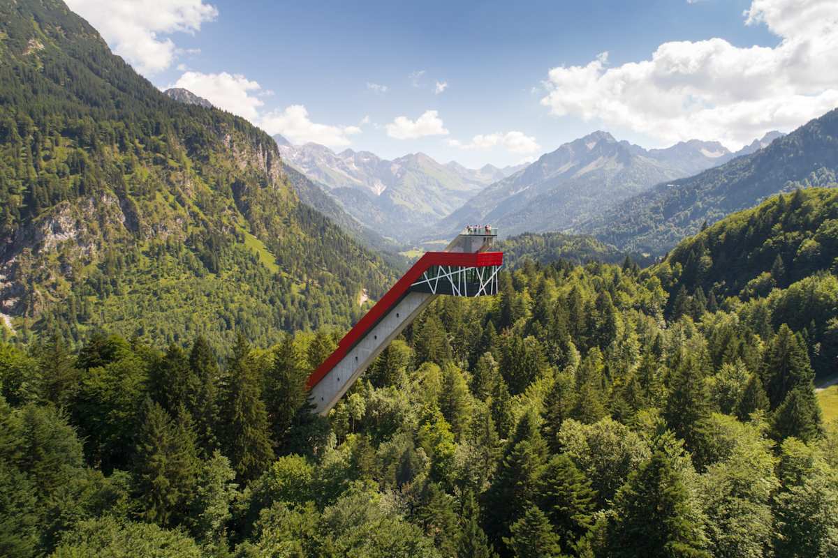 Heini-Klopfer-Skiflugschanze in Oberstdorf